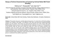 Study on Particle Characteristics of Cement by Vertical Roller Mill