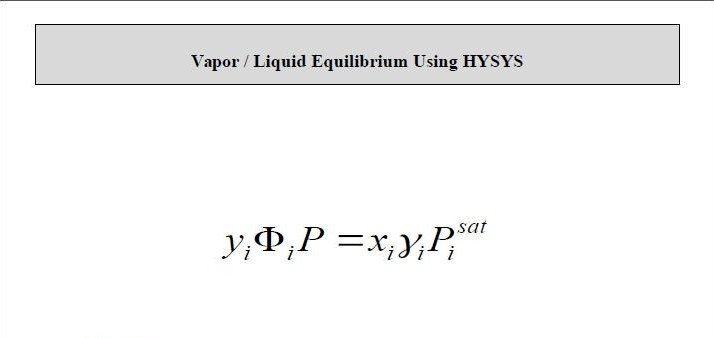 رسم نمودار های تعادل در hysys